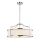 Open Design OR80872 - Plafondlamp STANZA met staaf 4xE27/15W/230V Ø 55 cm glanzend chroom/wit