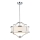 Open Design OR80902 - STESSO hanglamp met stang 4xE27/15W/230V Ø 42 cm glanzend chroom/wit