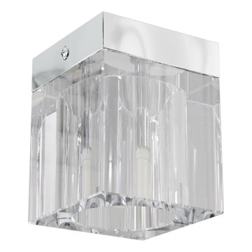Open Design OR81039 - CUBO spot 1xG9/8W/230V helder glas/glanzend chroom