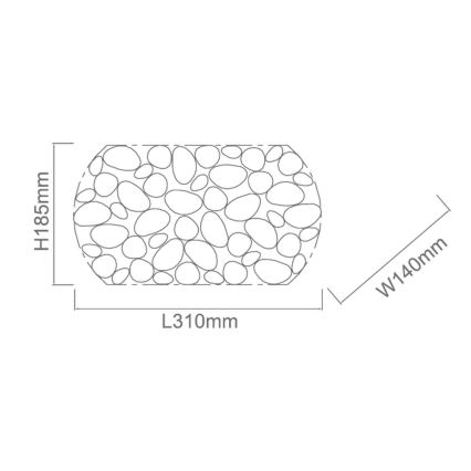 Open Design OR81466 - Wandlamp CARERA 1xG9/7W/230V wit