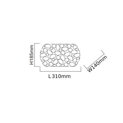 Open Design OR81480 - Muurlamp CARERA 1xG9/7W/230V roségoud