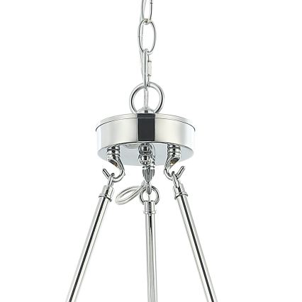 Open Design OR84375 - Kroonluchter met ketting VERNO 6xE14/12W/230V Ø 55 cm glanzend chroom