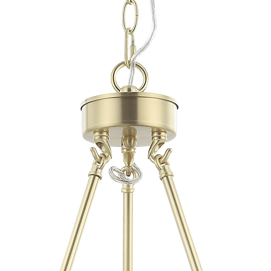Open Design OR84382 - Kroonluchter met ketting VERNO 6xE14/12W/230V Ø 55 cm messing