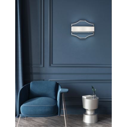 Open Design OR84504 - Wandlamp GERDO 2xE14/12W/230V glanzend chroom/wit