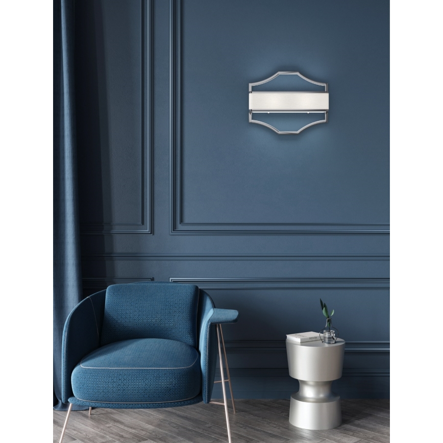 Open Design OR84504 - Wandlamp GERDO 2xE14/12W/230V glanzend chroom/wit