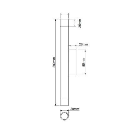 Open Design OR84573 - Wandlamp Q 2xG9/3,5W/230V zwart/goud