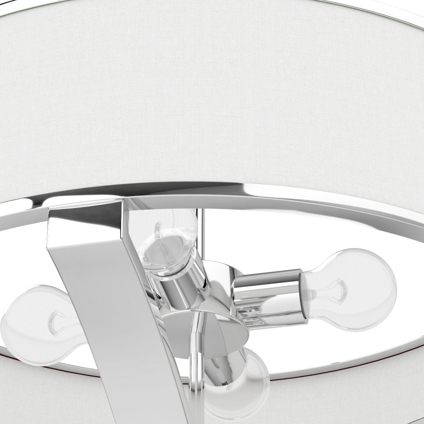 Open Design OR84801 - Kroonluchter met stang GERDO 4xE27/12W/230V glanzend chroom/wit