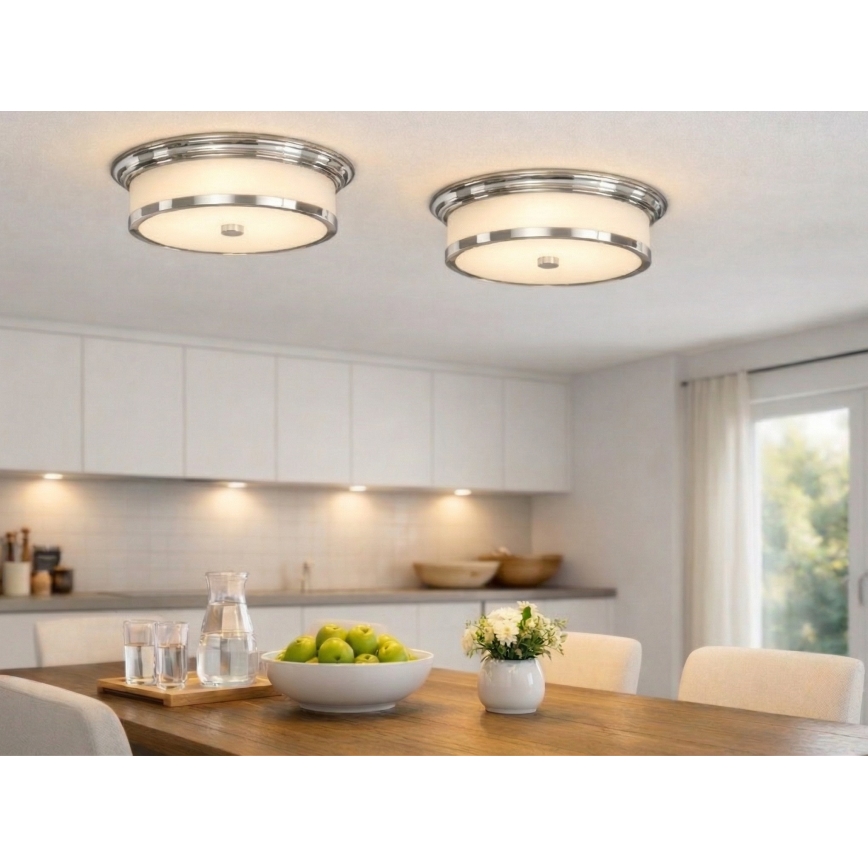 Open Design OR84863 - Plafondlamp FAMBURO 3xE14/12W/230V Ø 31 cm glanzend chroom