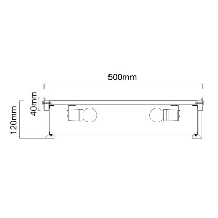 Open Design OR84931 - Plafondlamp ROMI 4xE14/12W/230V, Ø 50 cm, messing