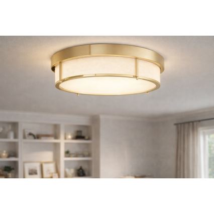 Open Design OR84955 - Plafondlamp ROMI 3xE14/12W/230V Ø 40 cm messing