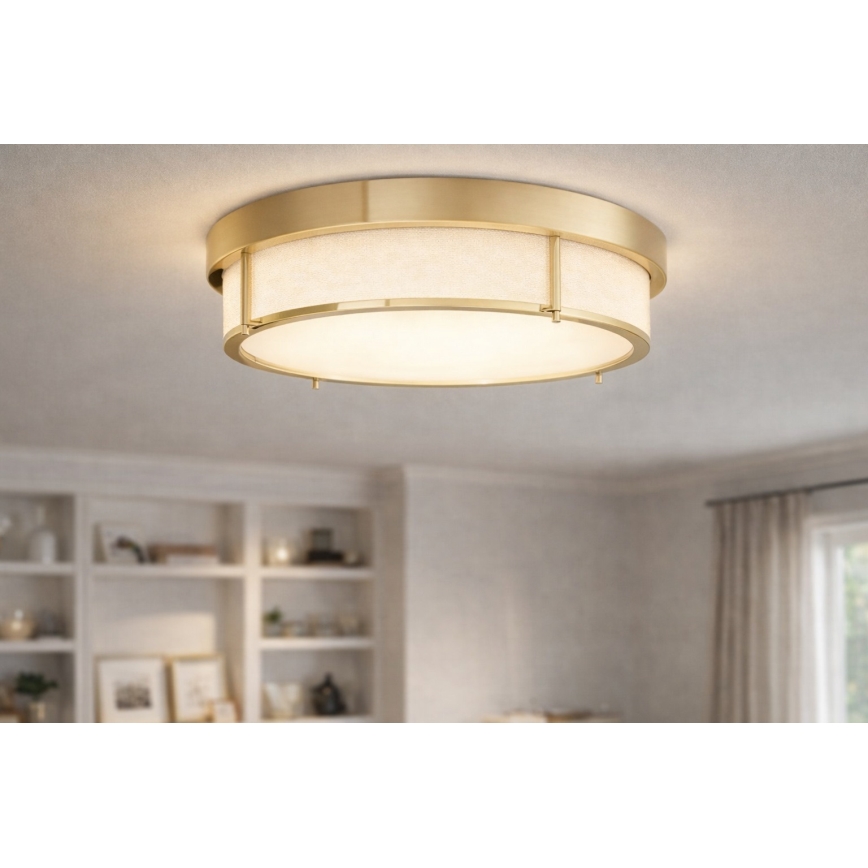 Open Design OR84955 - Plafondlamp ROMI 3xE14/12W/230V Ø 40 cm messing