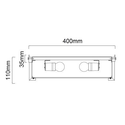 Open Design OR84955 - Plafondlamp ROMI 3xE14/12W/230V Ø 40 cm messing