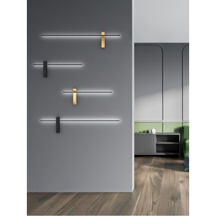 Open Design OR85051 - LED-wandlamp BENE LED/10,5W/230V 100 cm zwart