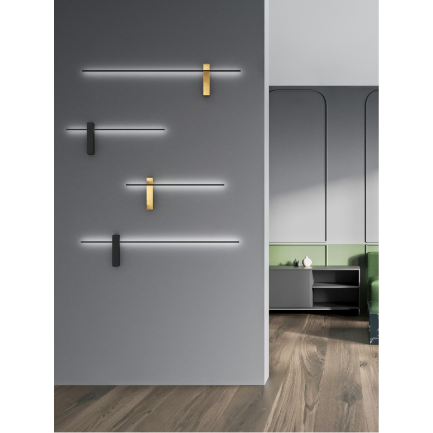 Open Design OR85051 - LED-wandlamp BENE LED/10,5W/230V 100 cm zwart