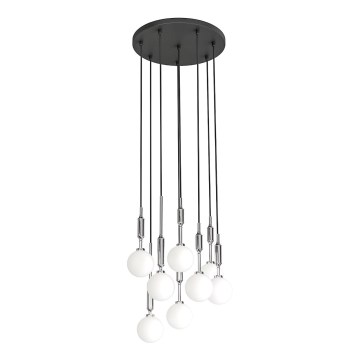 Open Design OR85327 - Kroonluchter aan kabel ERO 8xG9/8W/230V glanzend chroom
