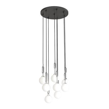 Open Design OR85327 - Kroonluchter aan kabel ERO 8xG9/8W/230V glanzend chroom