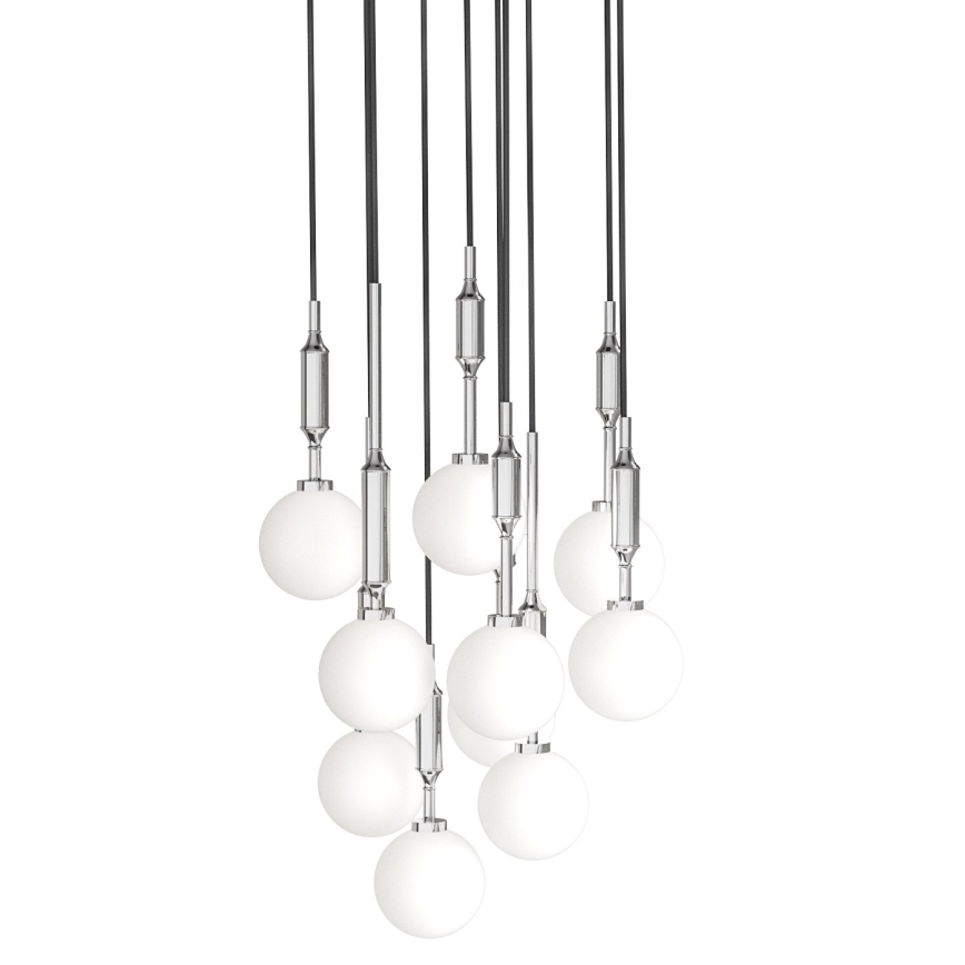 Open Design OR85358 - Kabelhanglamp ERO 10xG9/8W/230V hoogglans chroom