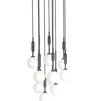 Open Design OR85372 - Hanglamp aan kabel ERO 10xG9/8W/230V zwart