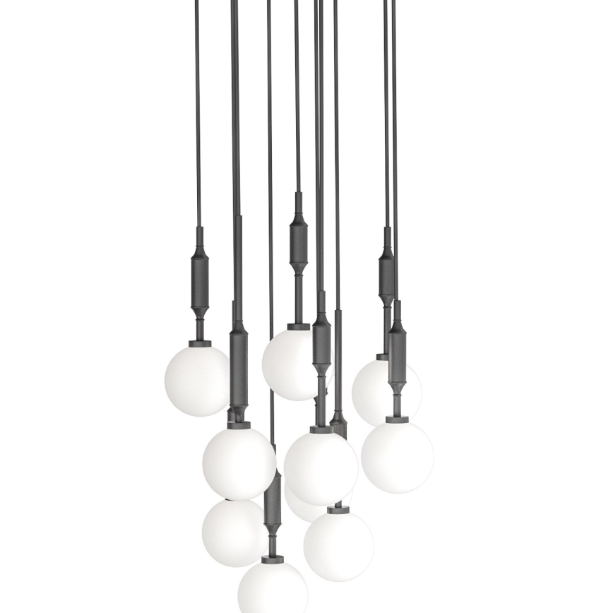 Open Design OR85372 - Hanglamp aan kabel ERO 10xG9/8W/230V zwart