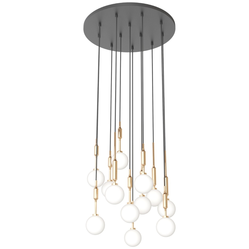 Open Design OR85396 - Hanglamp aan kabel ERO 12xG9/8W/230V goudkleurig