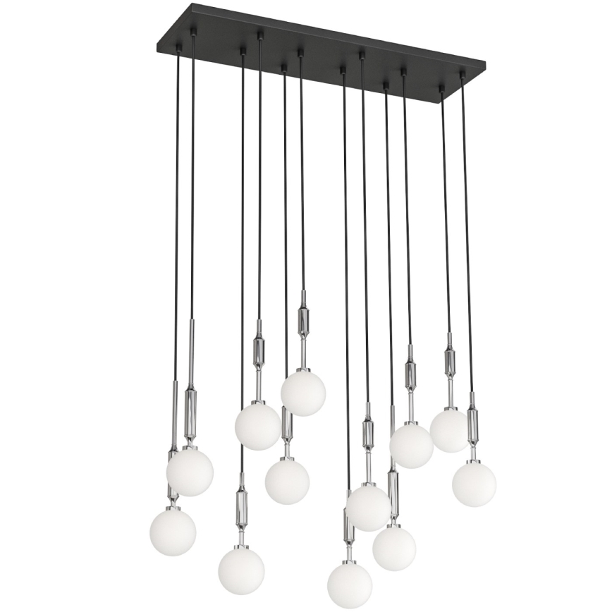 Open Design OR85440 - Kroonluchter aan kabel ERO 12xG9/8W/230V glanzend chroom