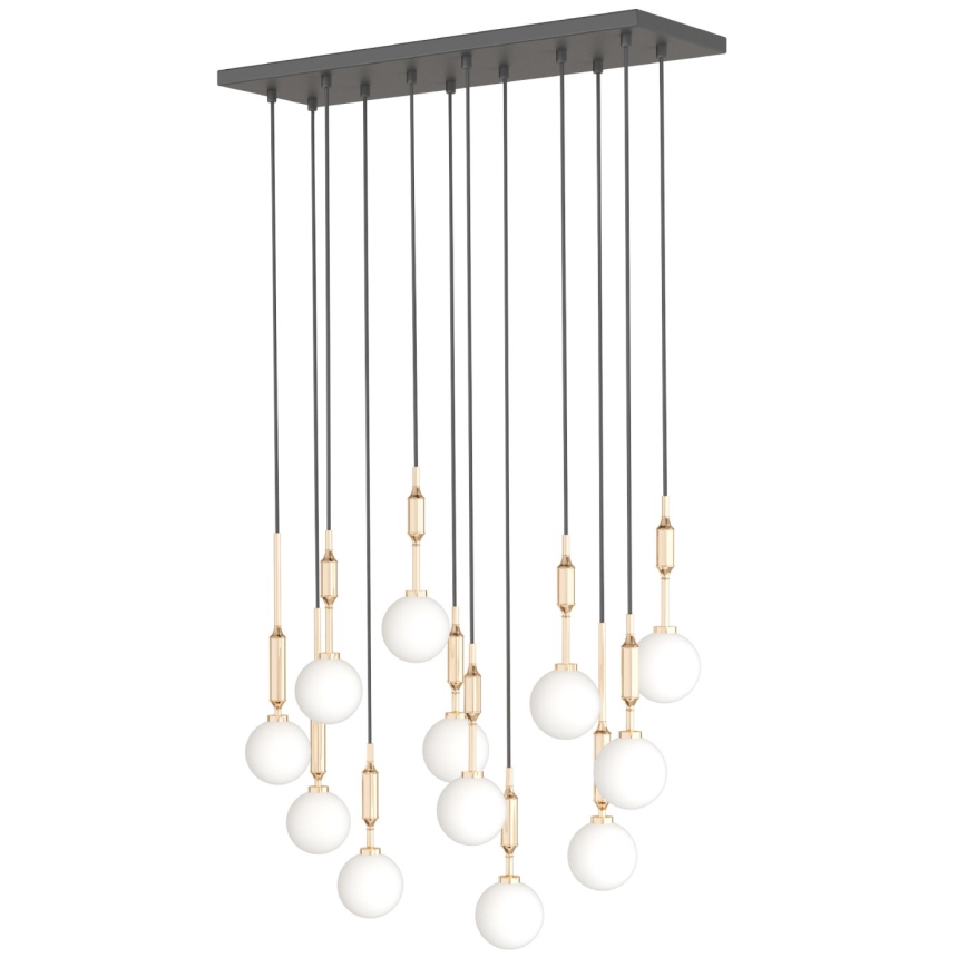 Open Design OR85457 - Hanglamp met kabel ERO 12xG9/8W/230V goudkleurig