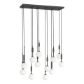 Open Design OR85464 - ERO kroonluchter aan kabel, 12xG9/8W/230V, zwart