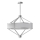 Open Design OR85822 - ZUNDO hanglamp met stang 4xE27/15W/230V mat chroom/wit