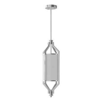 Open Design OR85853 - Hanglamp met stang ZUNDO 1xE27/15W/230V mat chroom/wit