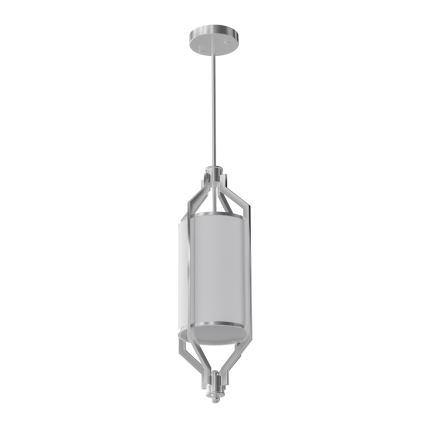 Open Design OR85853 - Hanglamp met stang ZUNDO 1xE27/15W/230V mat chroom/wit