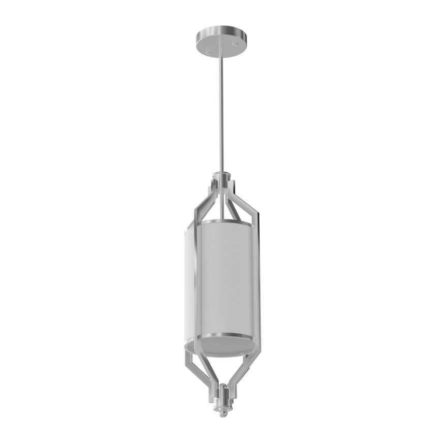 Open Design OR85853 - Hanglamp met stang ZUNDO 1xE27/15W/230V mat chroom/wit
