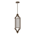 Open Design OR85877 - Hanglamp aan stang ZUNDO 1xE27/15W/230V bruin/beige