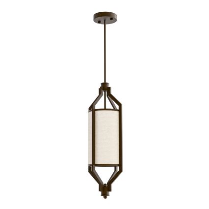 Open Design OR85877 - Hanglamp aan stang ZUNDO 1xE27/15W/230V bruin/beige