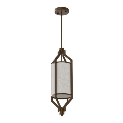 Open Design OR85877 - Hanglamp aan stang ZUNDO 1xE27/15W/230V bruin/beige