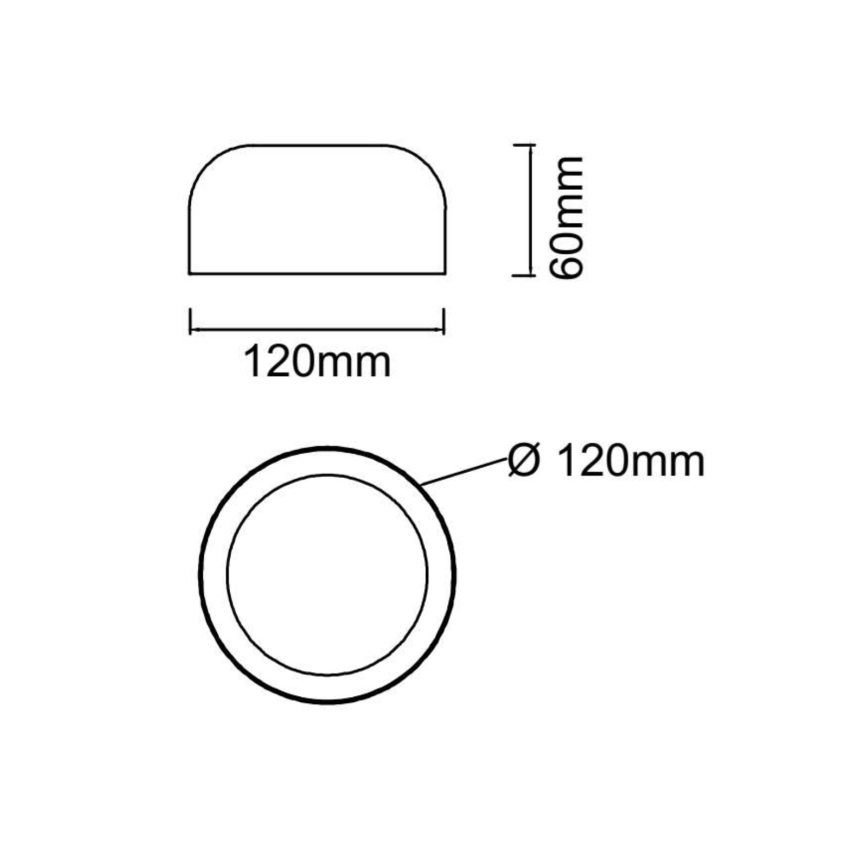 Open Design OR85884 - LED-plafondlamp CEDRONE LED/8W/230V 3000/4500/6500K Ø 12 cm wit