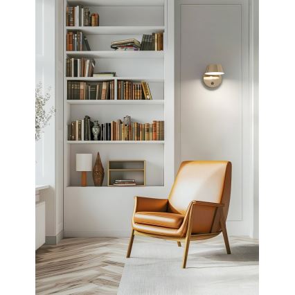 Open Design OR86539 - LED-wandlamp TIMO, 6W/230V, 3000/4500/6500K, messing