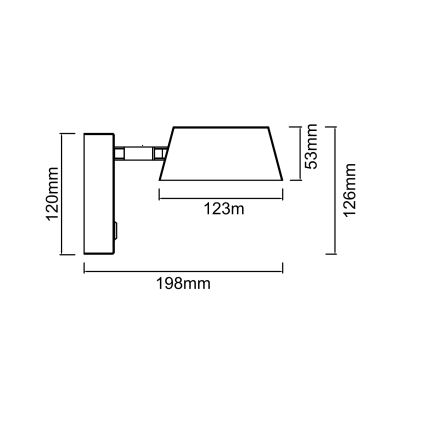 Open Design OR86546 - LED-wandlamp TIMO LED/6W/230V 3000/4500/6500K beige