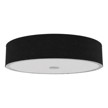 Open Design OR86577 - Plafondlamp ZALINDRO 6xE27/15W/230V Ø 74,5 cm zwart/glanzend chroom