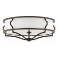 Open Design OR86614 - Plafondlamp STESSO 6xE27/12W/230V Ø 85 cm bruin