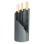 Open haard gereedschap 4 st. antraciet/sparren