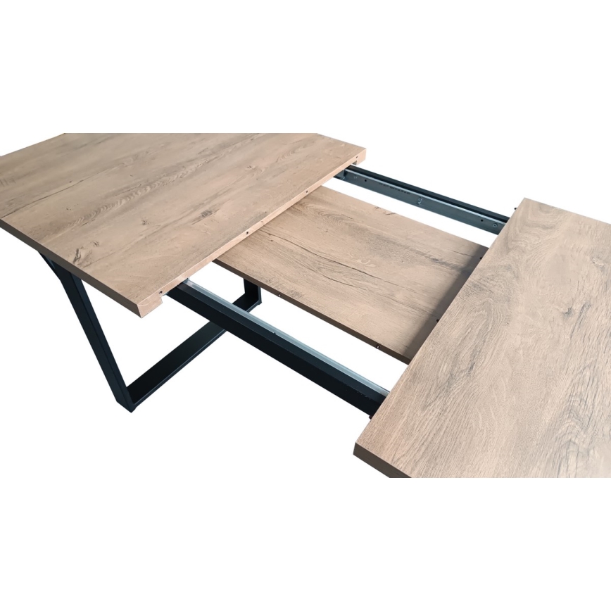 Opklapbare eettafel COLIN eiken