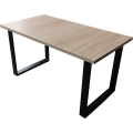 Opklapbare eettafel COLIN eiken sonoma