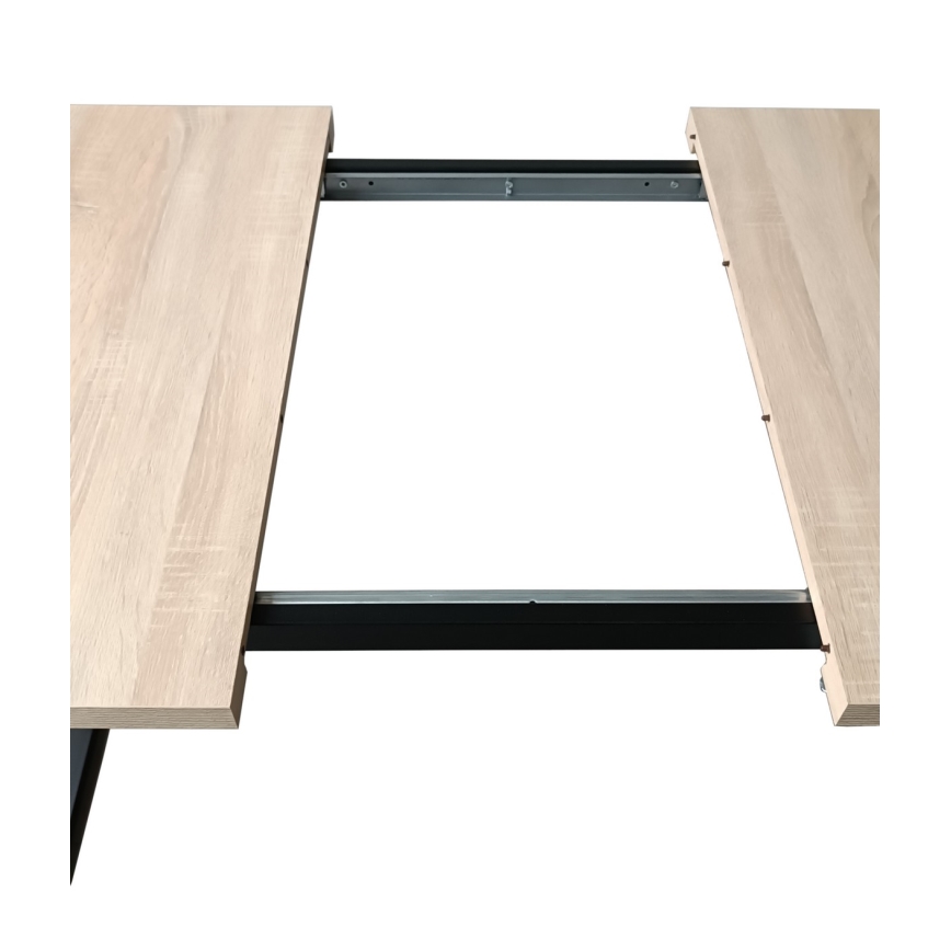 Opklapbare eettafel COLIN eiken sonoma
