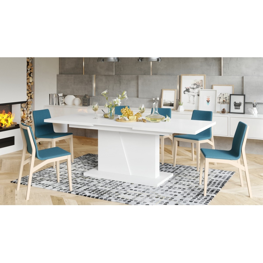 Opklapbare eettafel NINO wit