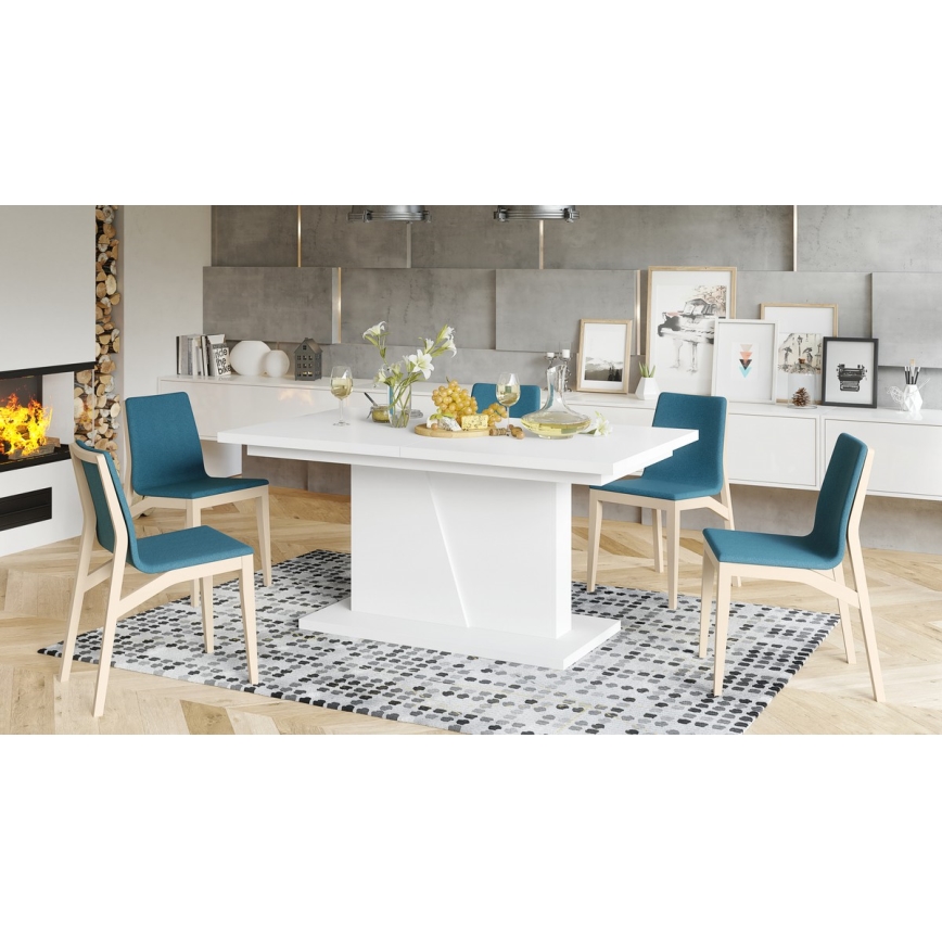 Opklapbare eettafel NINO wit