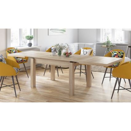 Opklapbare eettafel RALF eiken sonoma