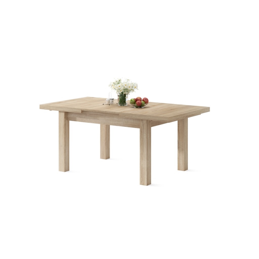 Opklapbare eettafel RALF eiken sonoma