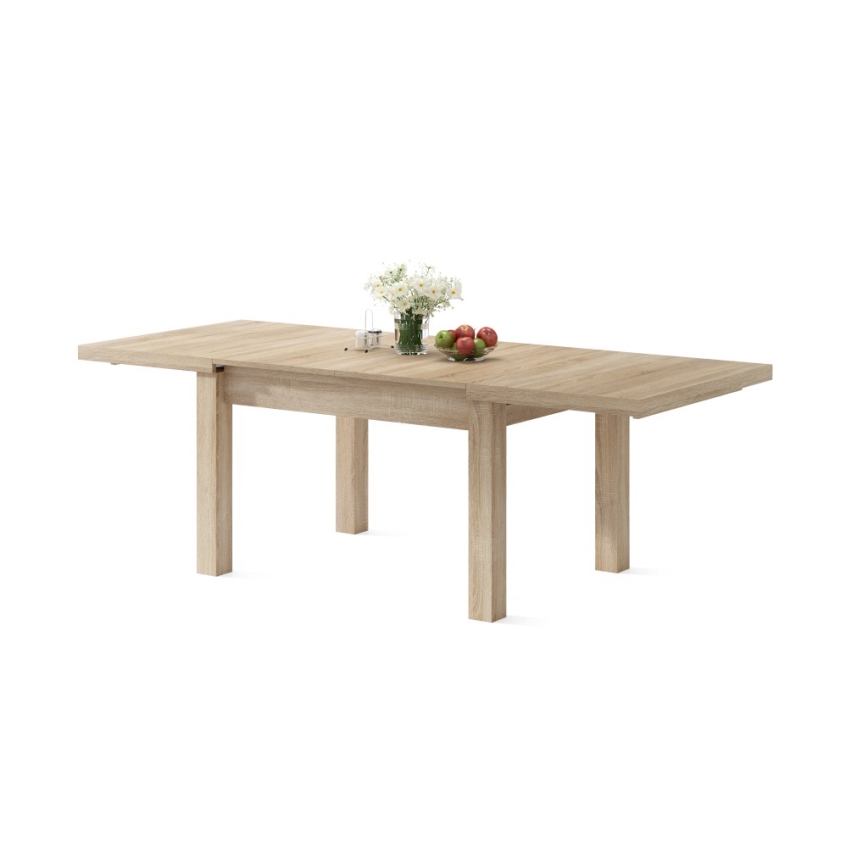 Opklapbare eettafel RALF eiken sonoma