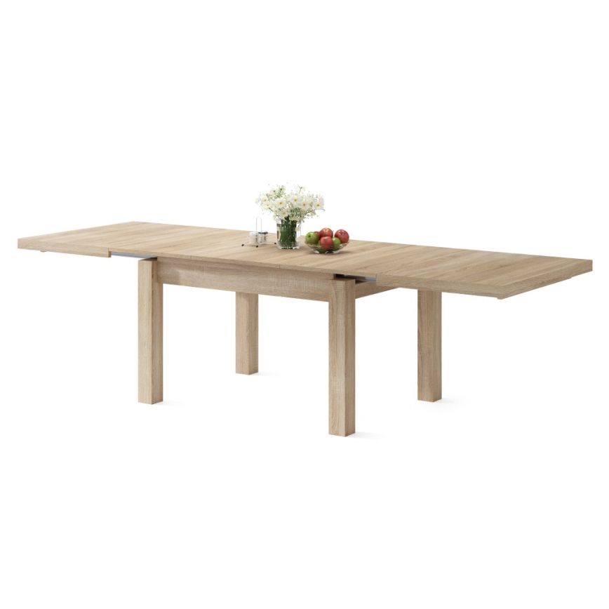 Opklapbare eettafel RALF eiken sonoma