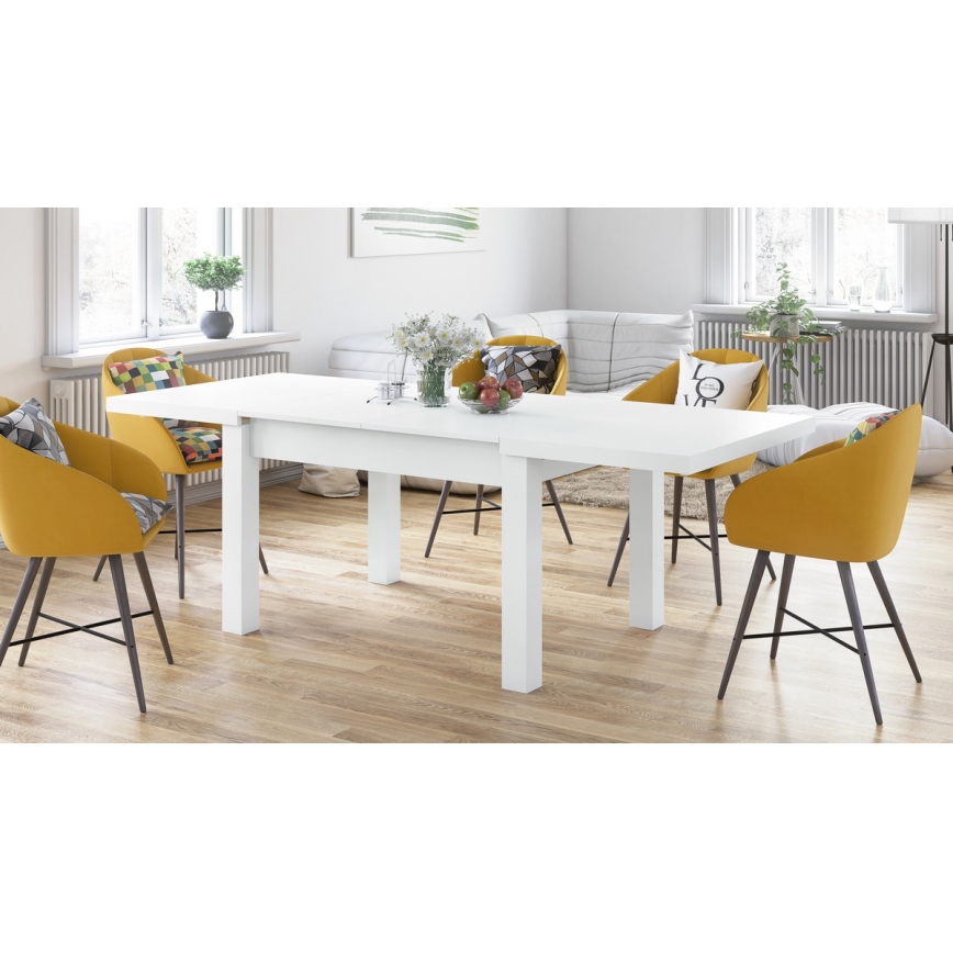 Opklapbare eettafel RALF wit